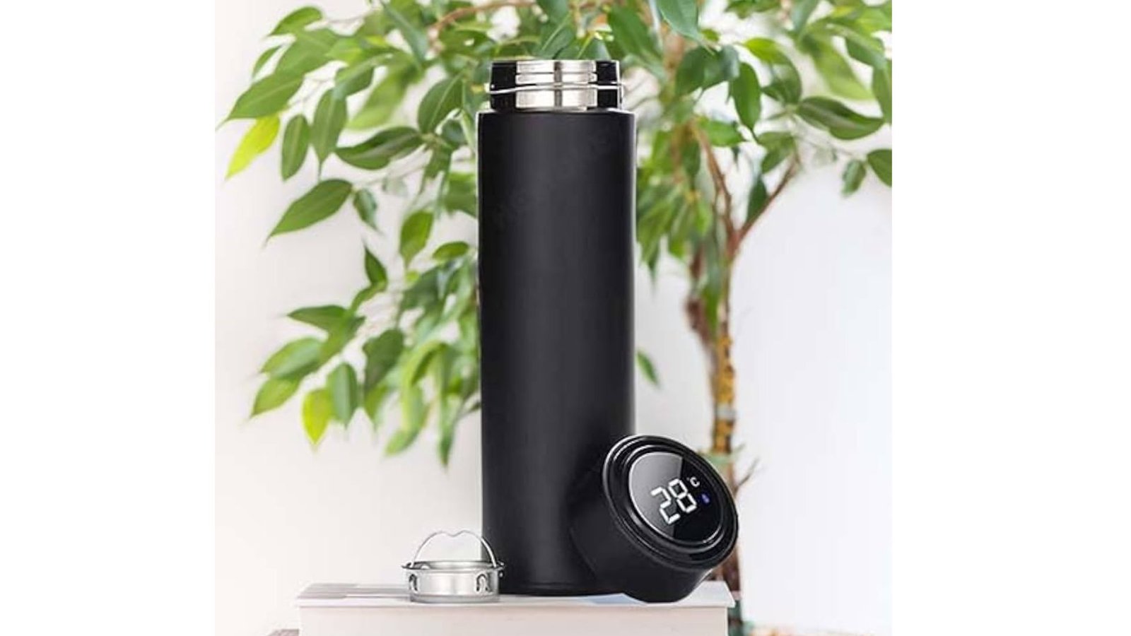LED Temperature Display Smart Stainless Steel Water Bottle